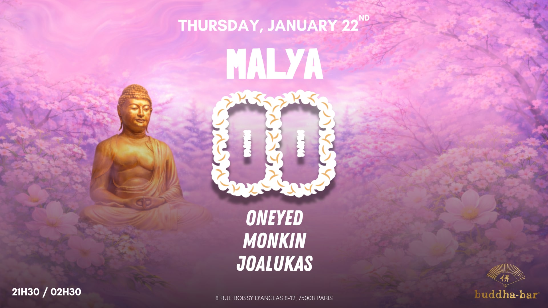 Malya X Buddha-Bar Paris Cover