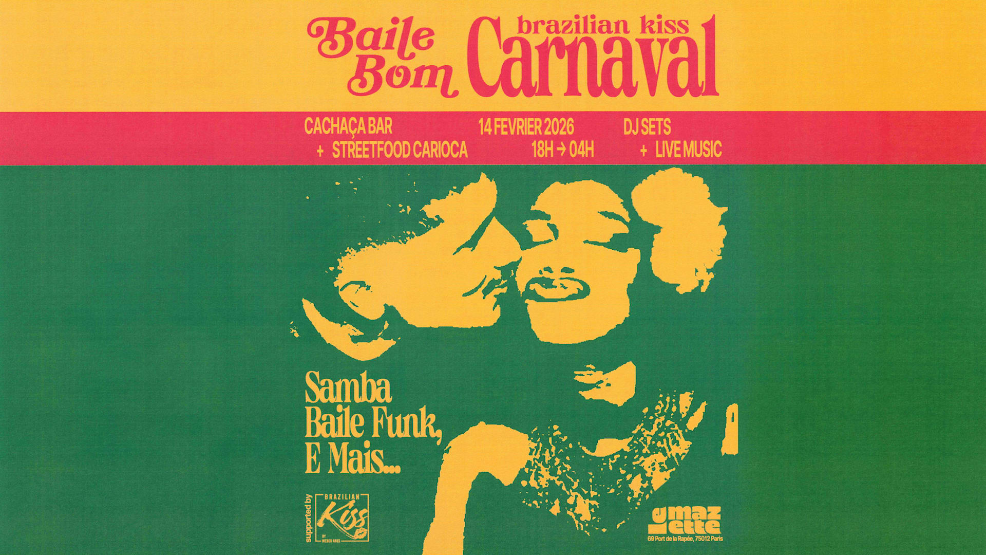 Brazilian Kiss Carnaval By Baile Bom Cover