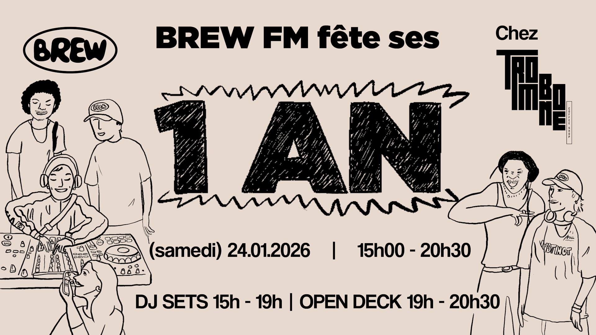 Brew Fm Fête Ses 1 An Cover