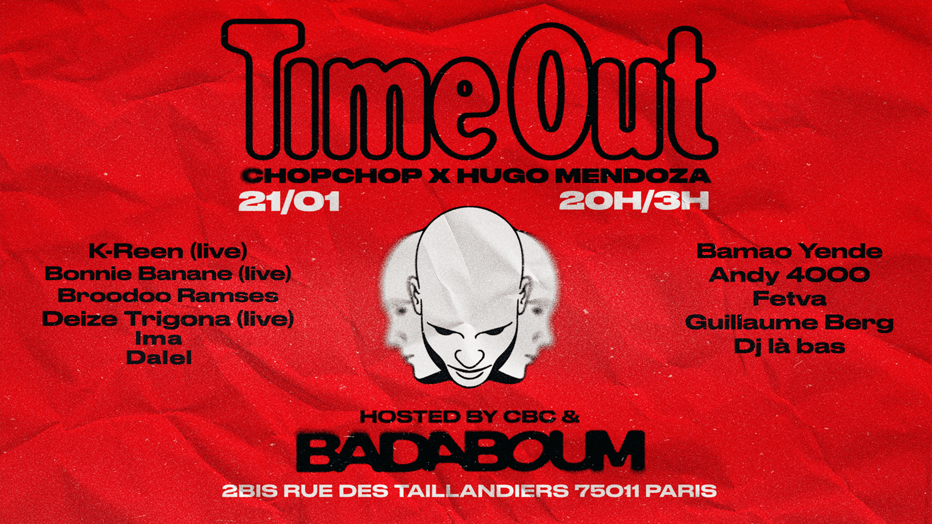 Club — Cbc 008: Chopchop X Time Out X Hugo Mendoza Cover