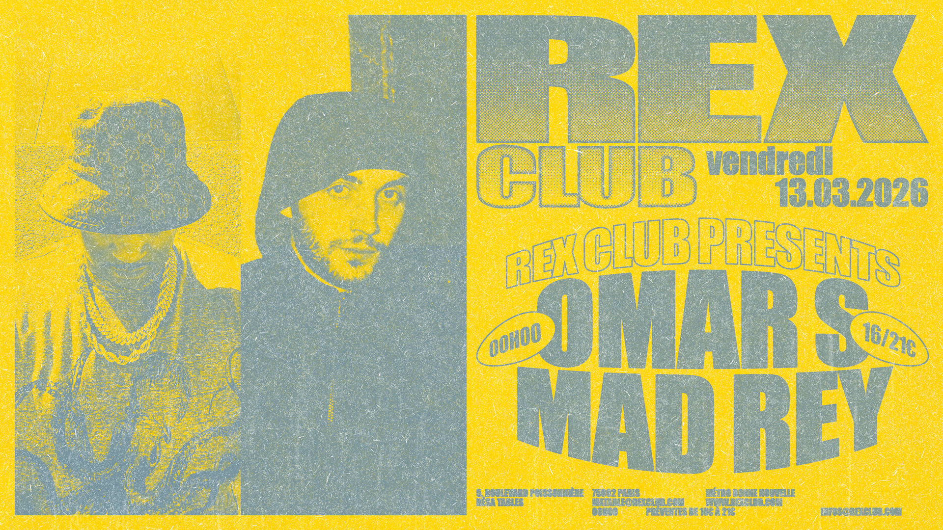 Rex Club Presents: Omar S & Mad Rey Cover