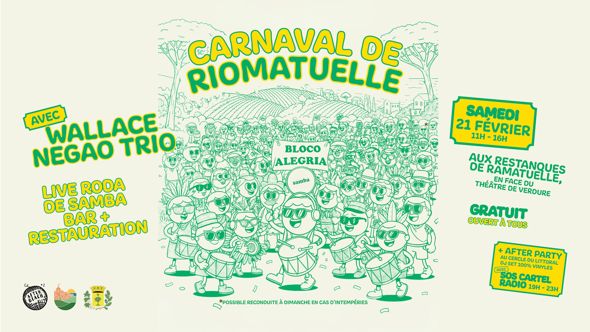 Carnaval De Riomatuelle : Live Samba Avec Wallace Negao Cover