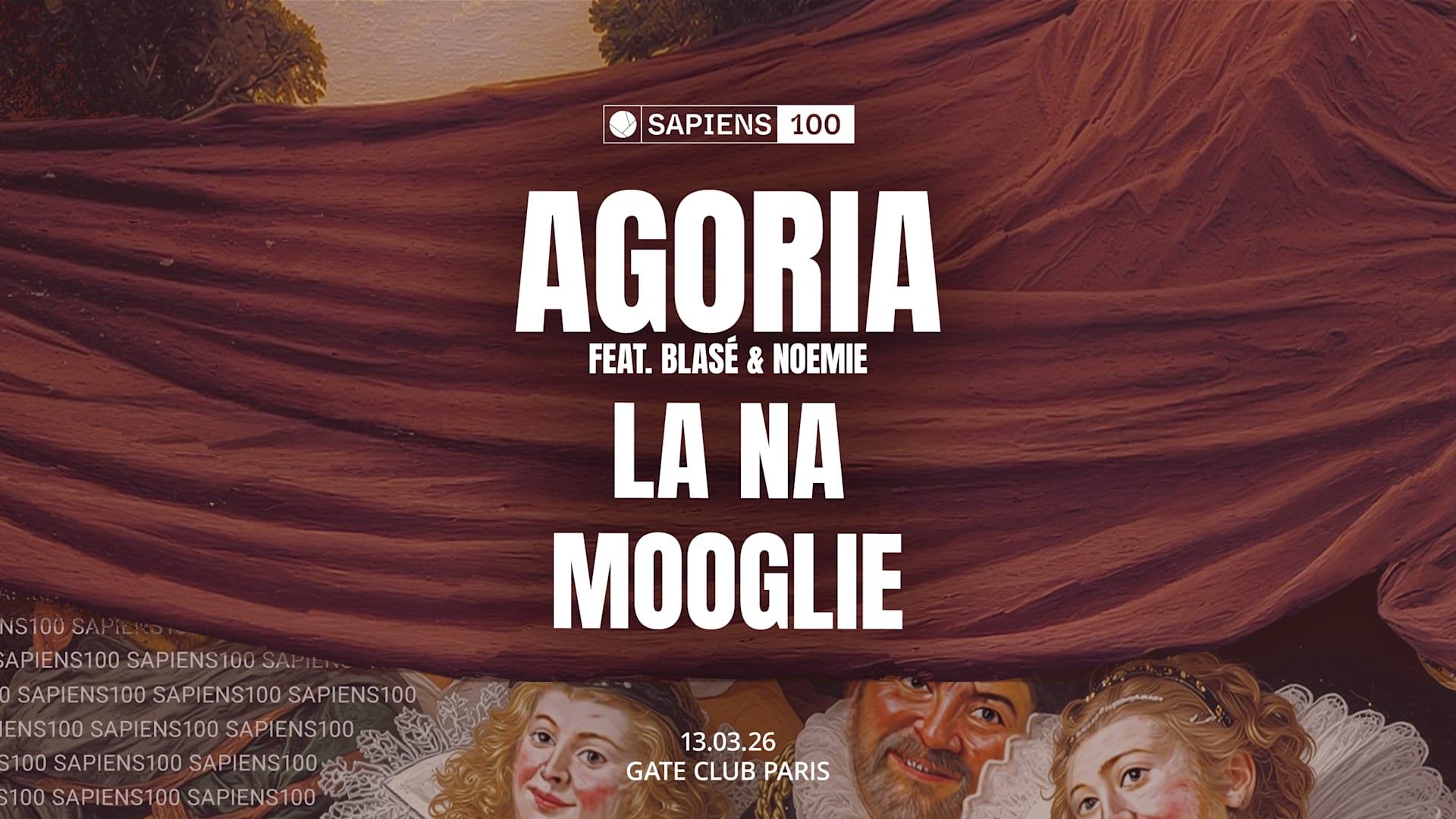 Sapiens 100: Agoria Feat Blasé & Noemie, La Na, Mooglie Cover
