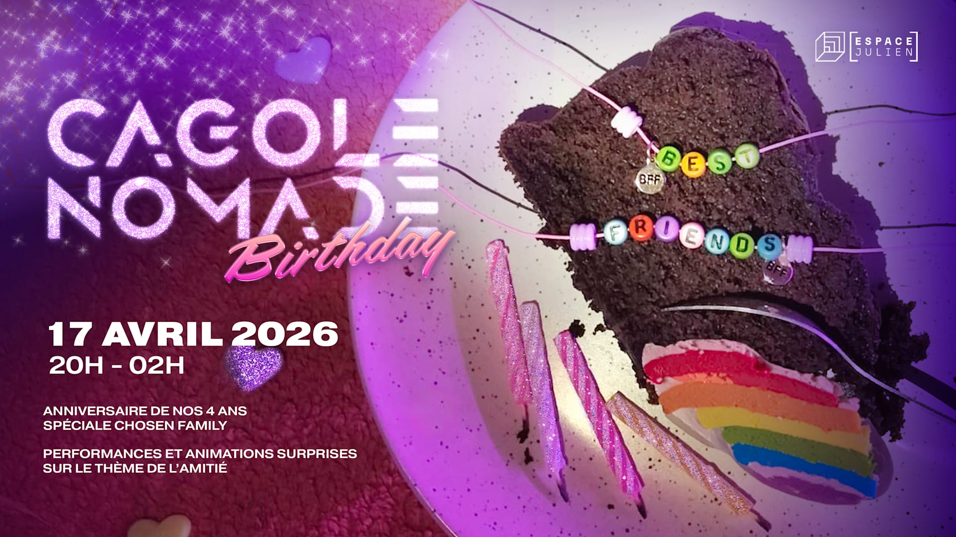 Cagole Nomade Birthday - 4 Ans Cover