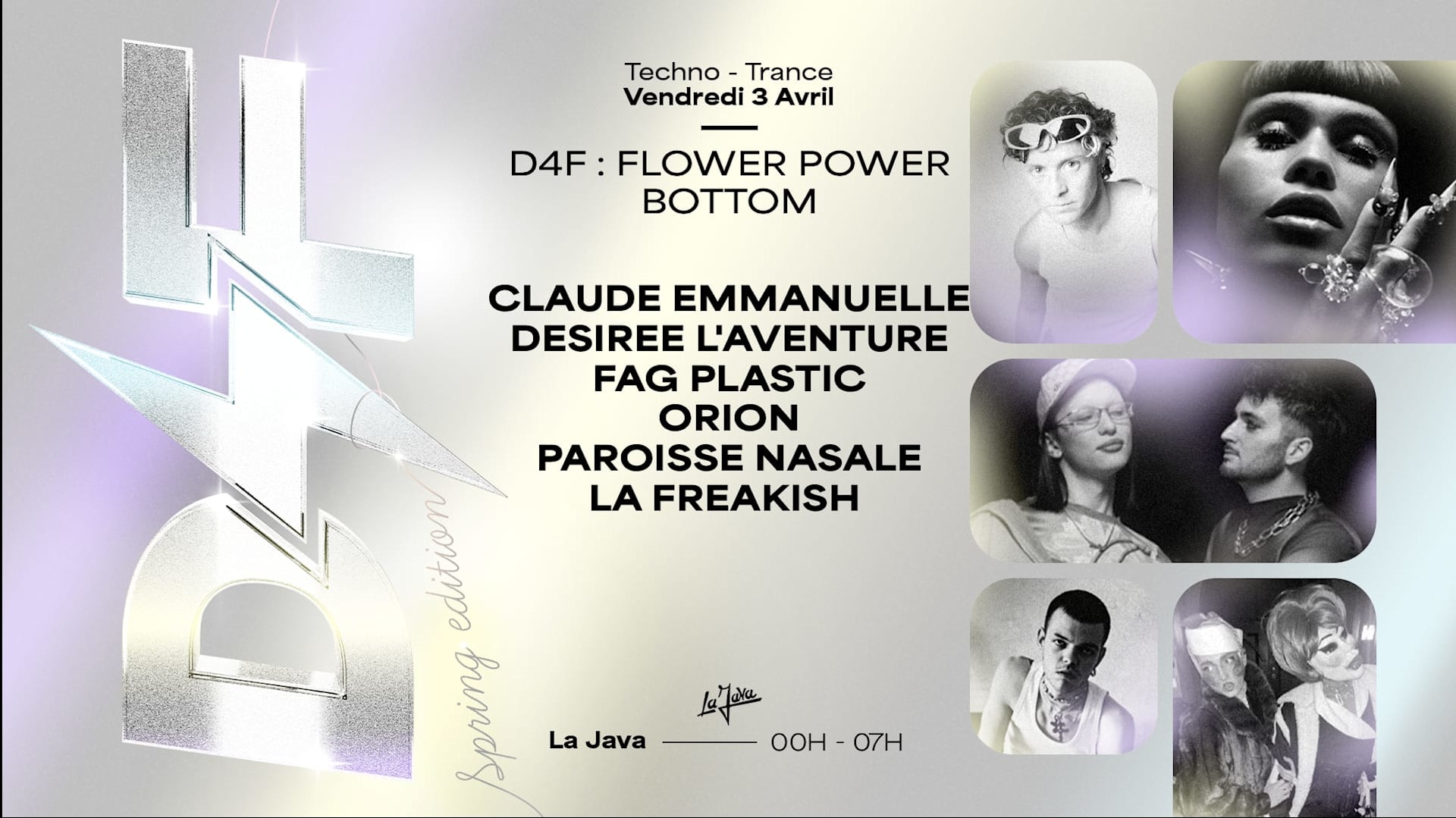 D4f Spring Edition : Flower Power Bottom Cover