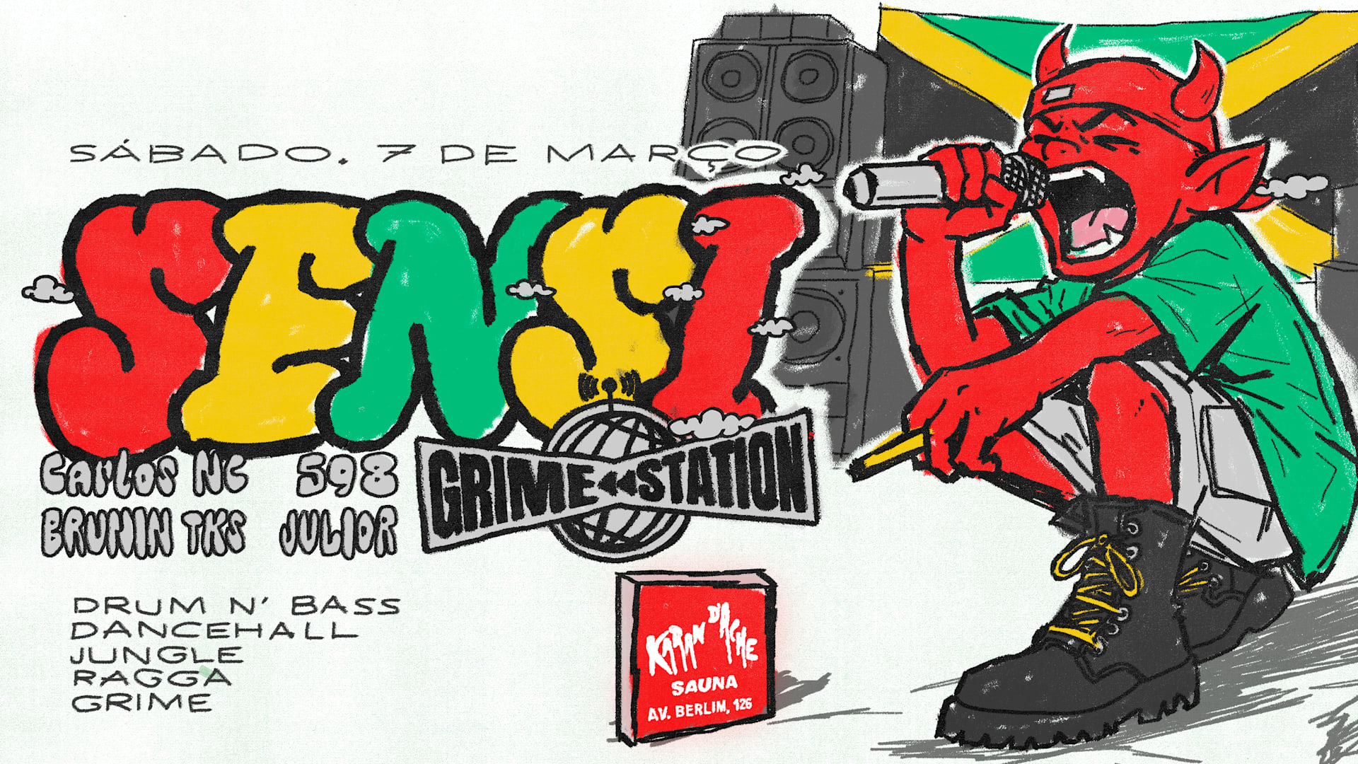 Sensi Convida Grimestation Cover