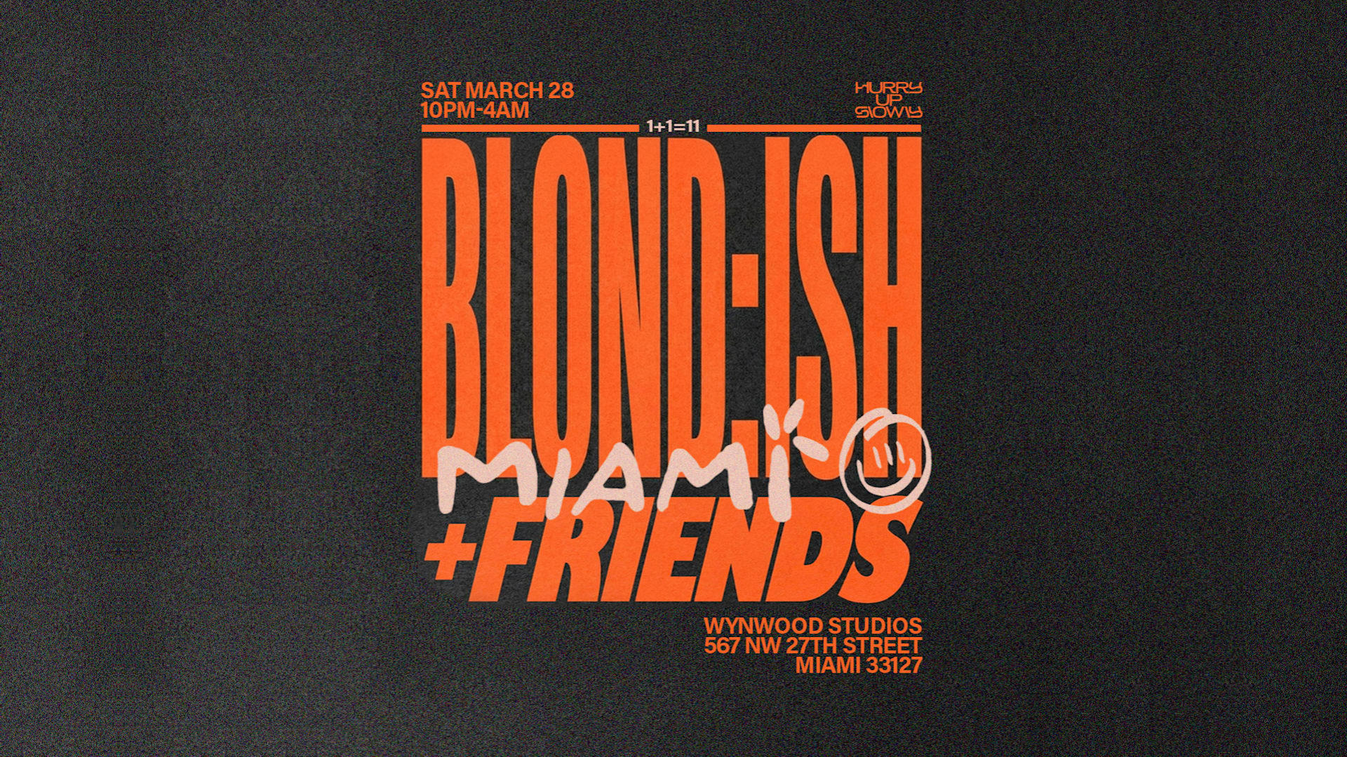 Blond:Ish & Friends @ Wynwood Studios Cover