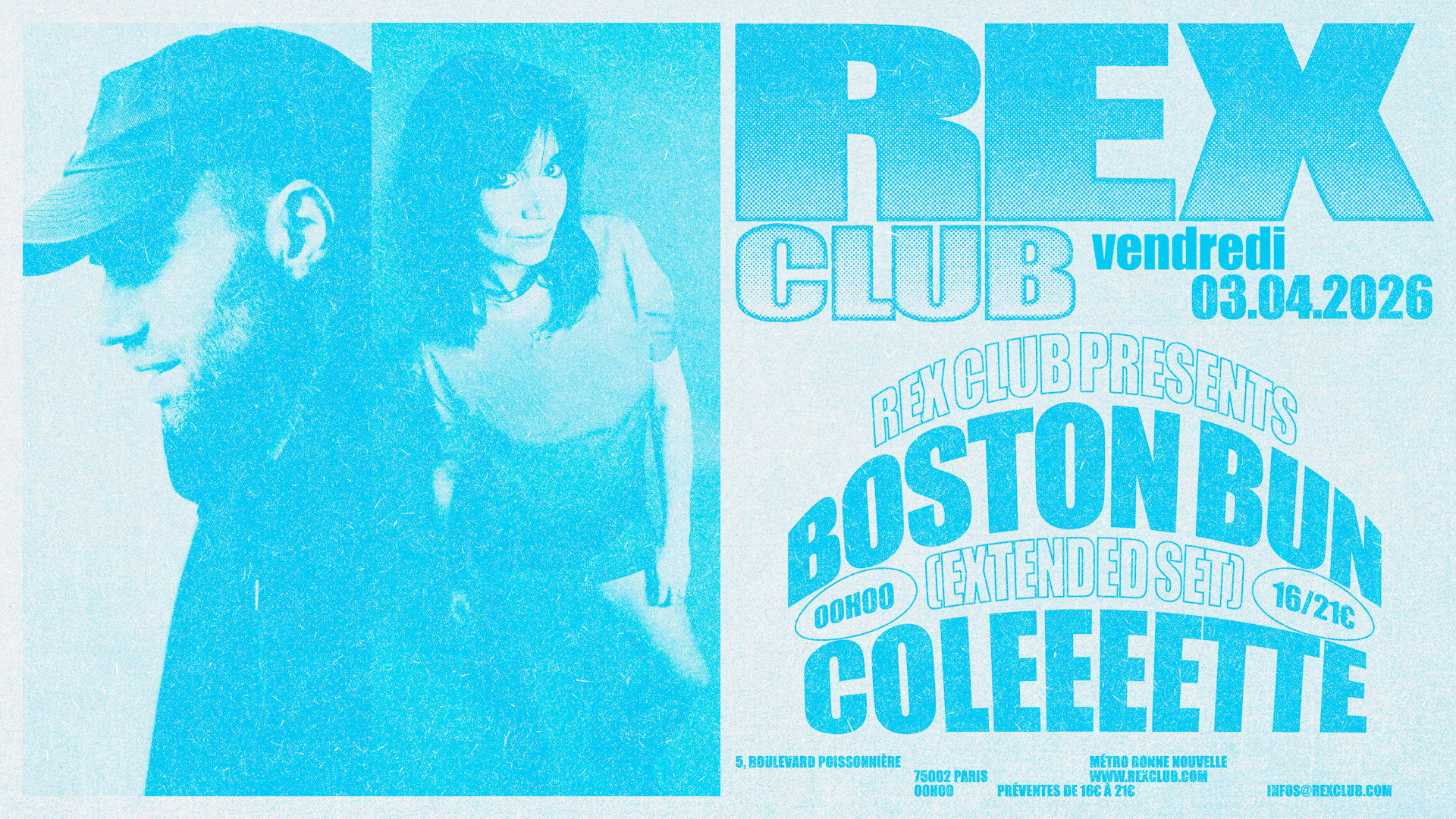 Rex Club Presents: Boston Bun (Extended Set), Coleeeette Cover
