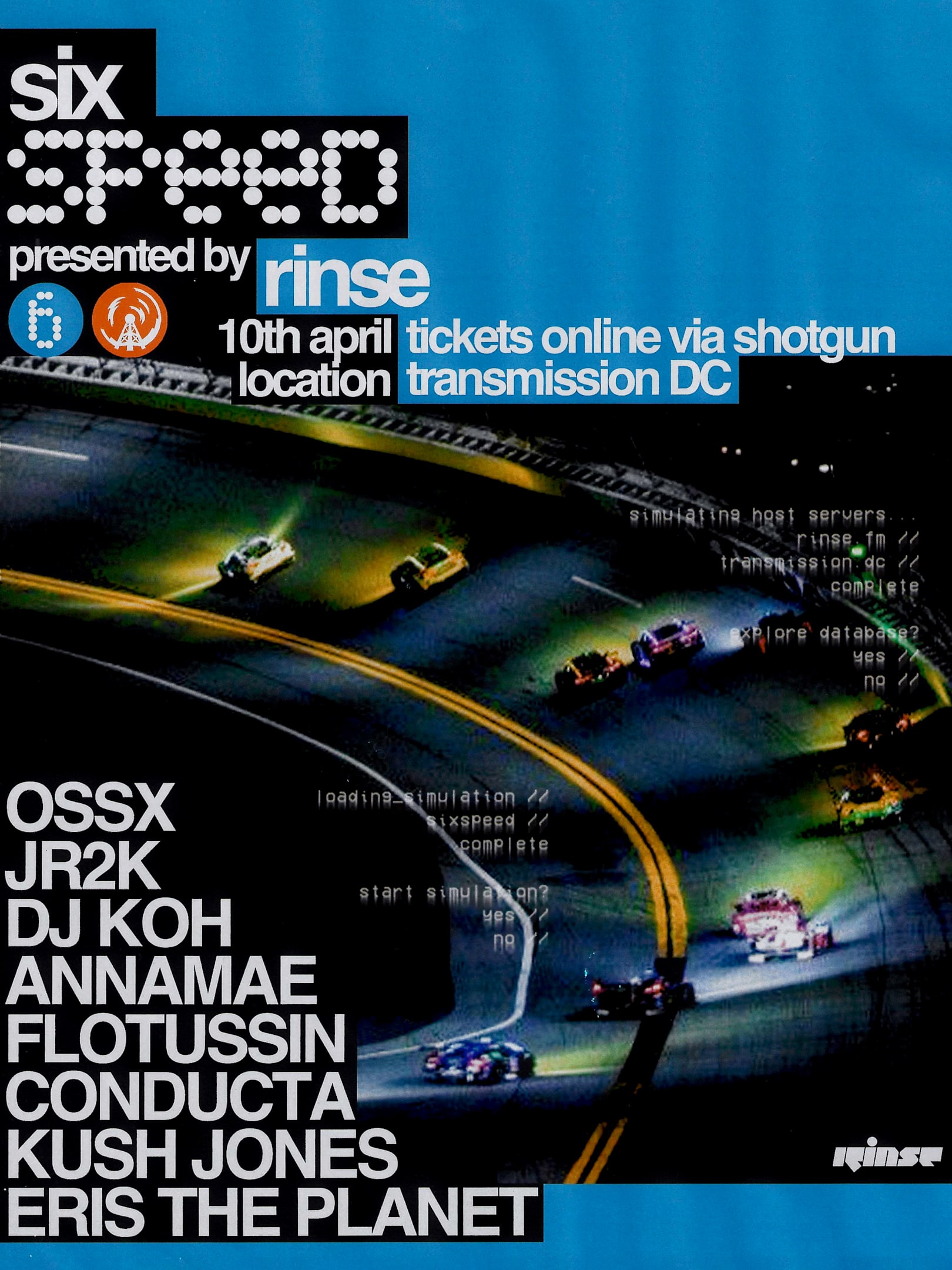 Rinse Fm X 6 Speed: Conducta, Kush Jones, Etp & More Cover