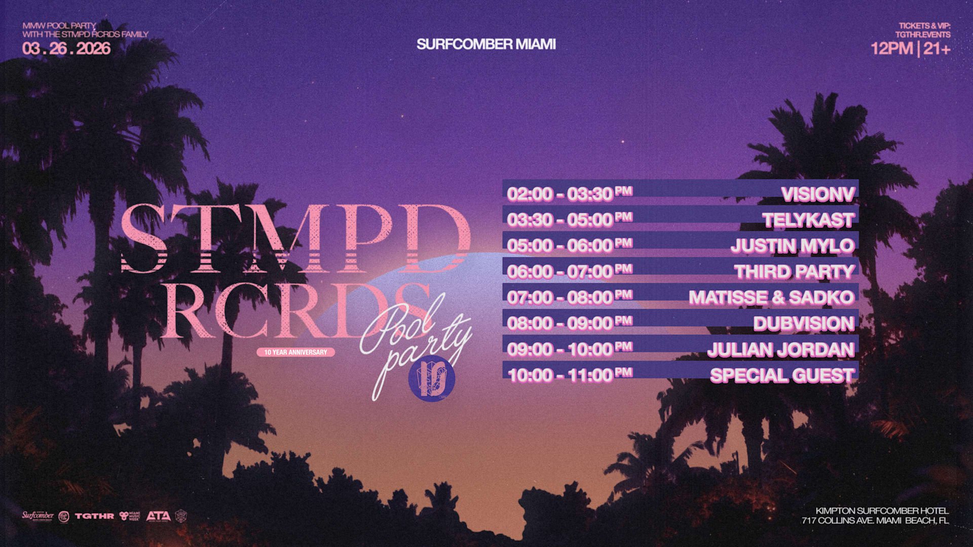 Stmpd Rcrds @ Surfcomber Miami Cover