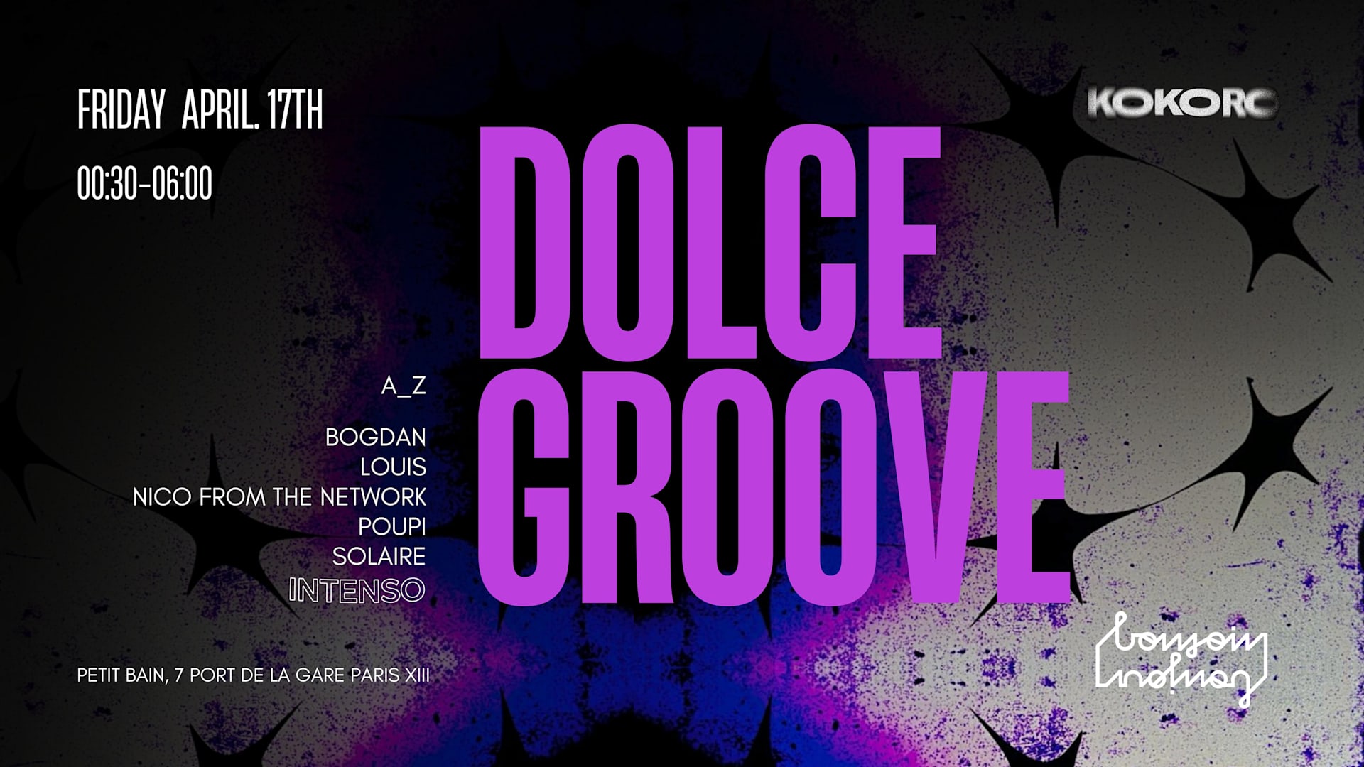Dolce Groove : Intenso Movement X Kokoro X Ebs Cover
