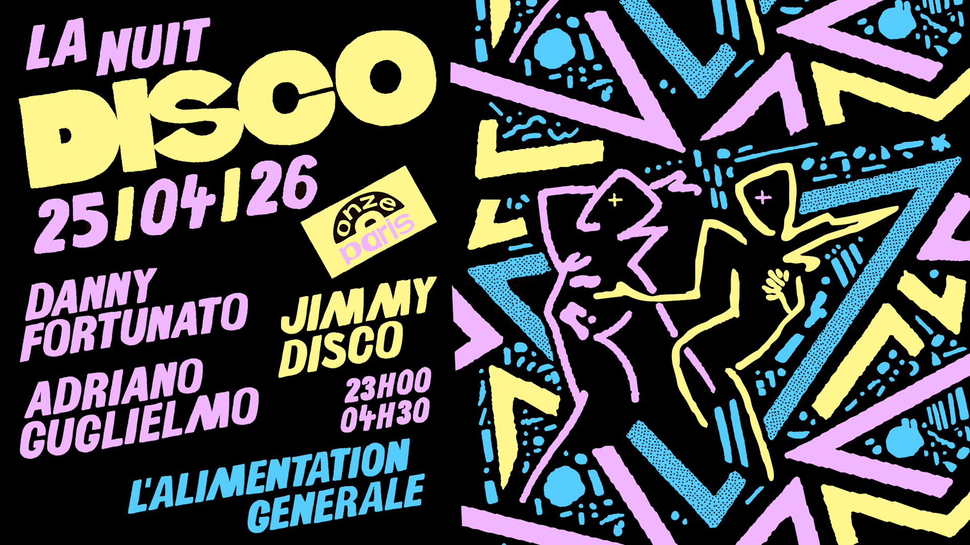 La Nuit Disco Vol. 10 — 100% Vinyle · Disco Sans Frontières Cover