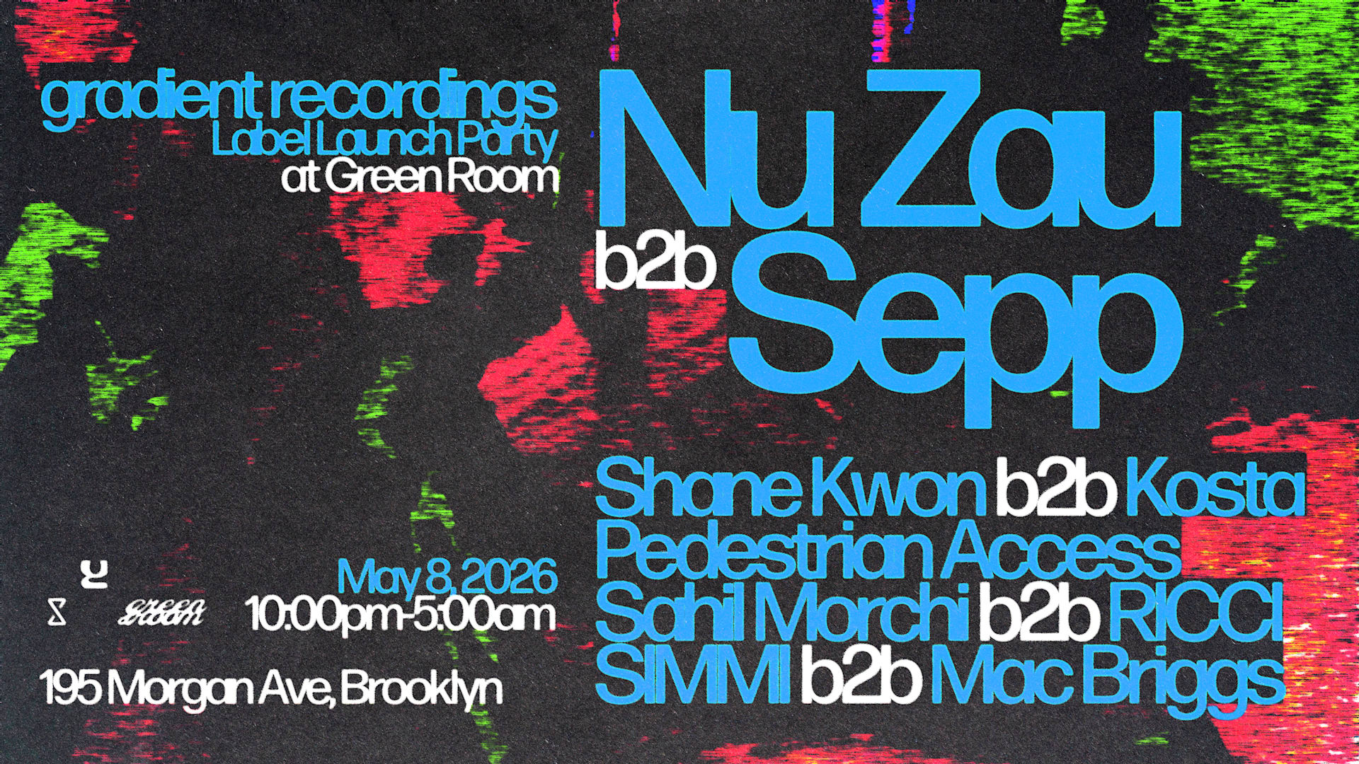 Gradient Recordings Label Launch Party: Nu Zau B2b Sepp Cover