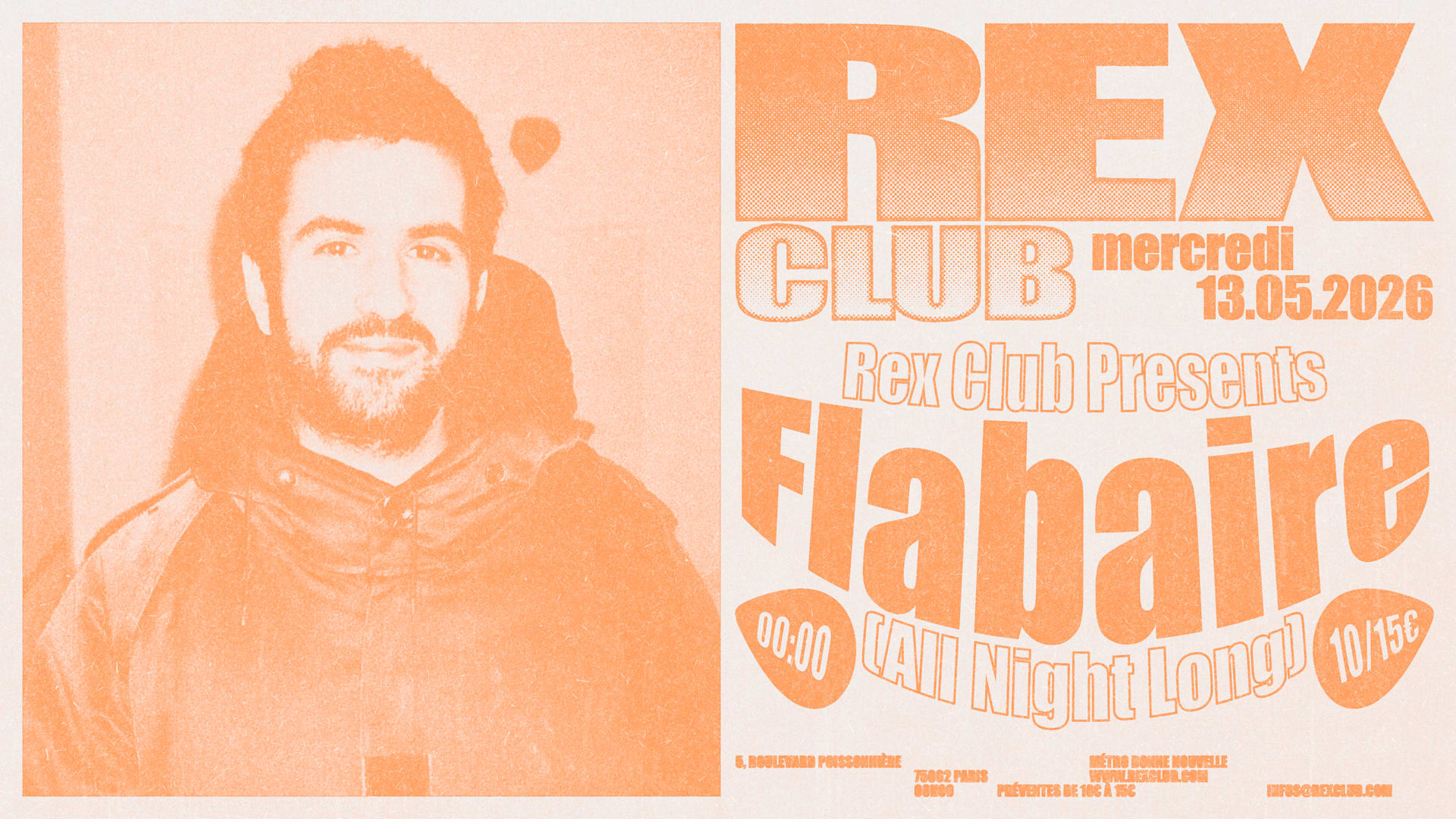 Rex Club Presents: Flabaire All Night Long Cover