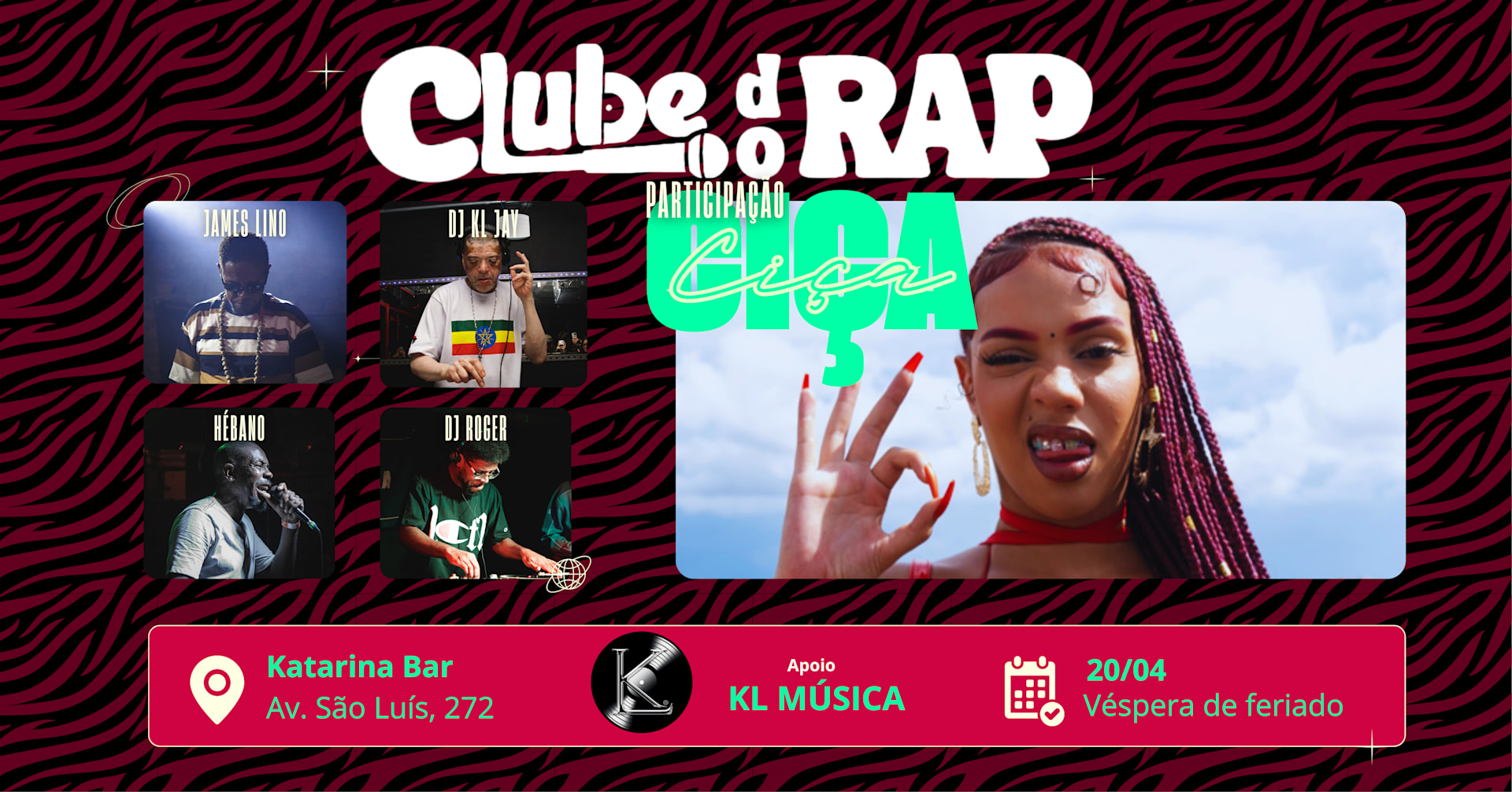 Clube Do Rap - Part. Ciça Cover