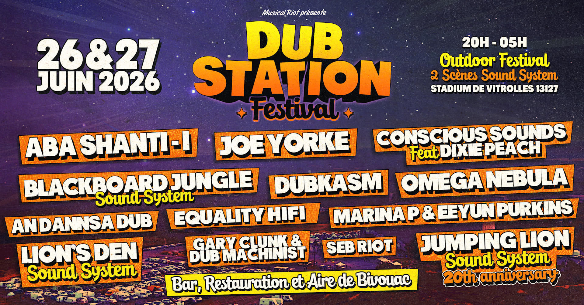 Dub Station Festival 2026 Cover