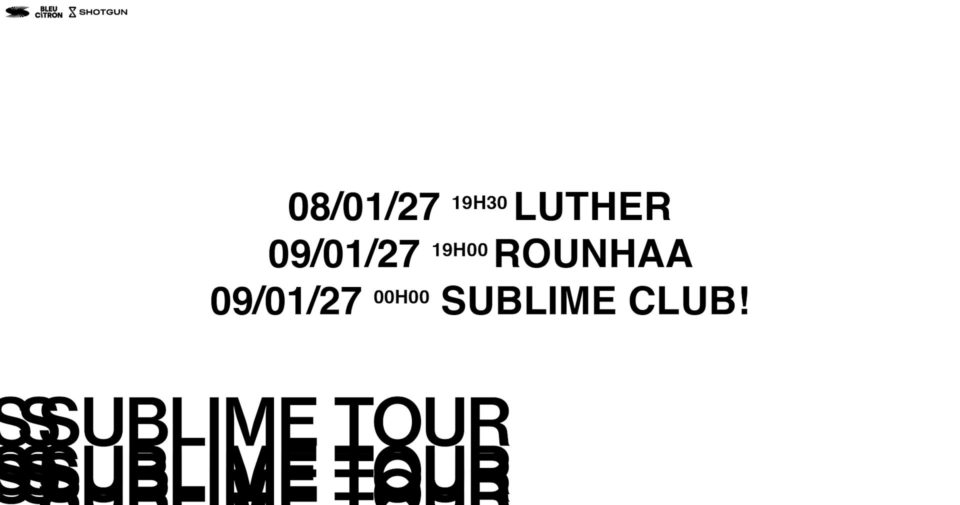 Pack 2 Concerts + Club : Sublime Tour - Strasbourg Cover