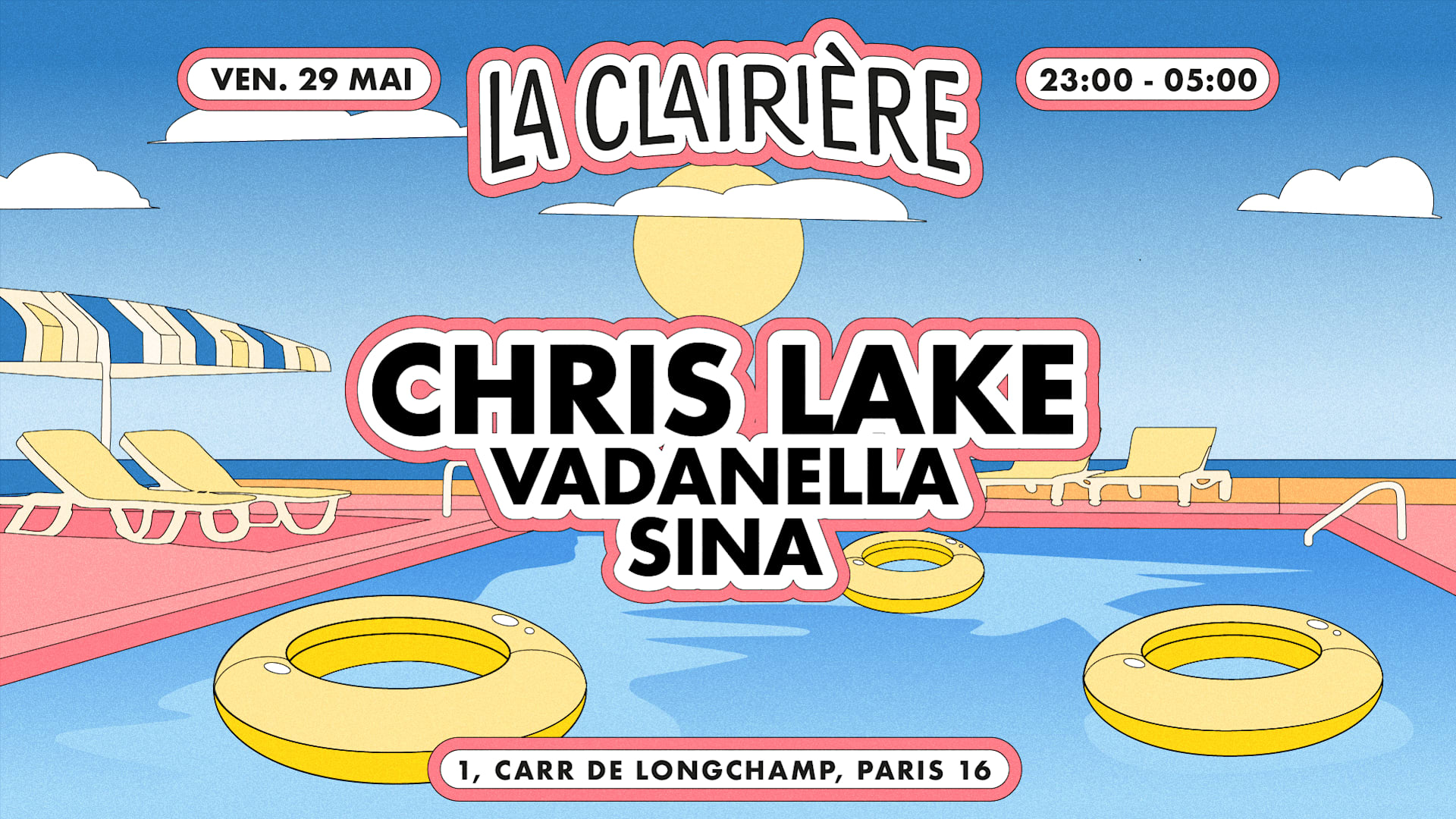 La Clairière : Chris Lake, Vadanella, Sina Cover