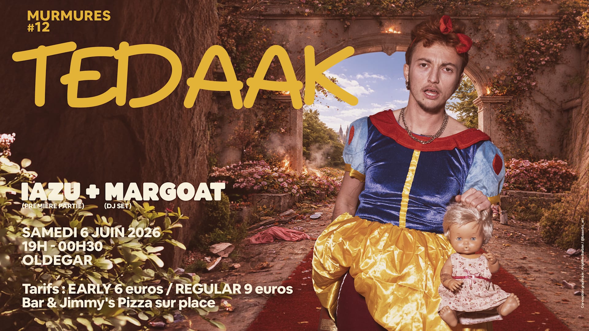 Tedaak -Murmures #12- Samedi 6 Juin 2026 Cover