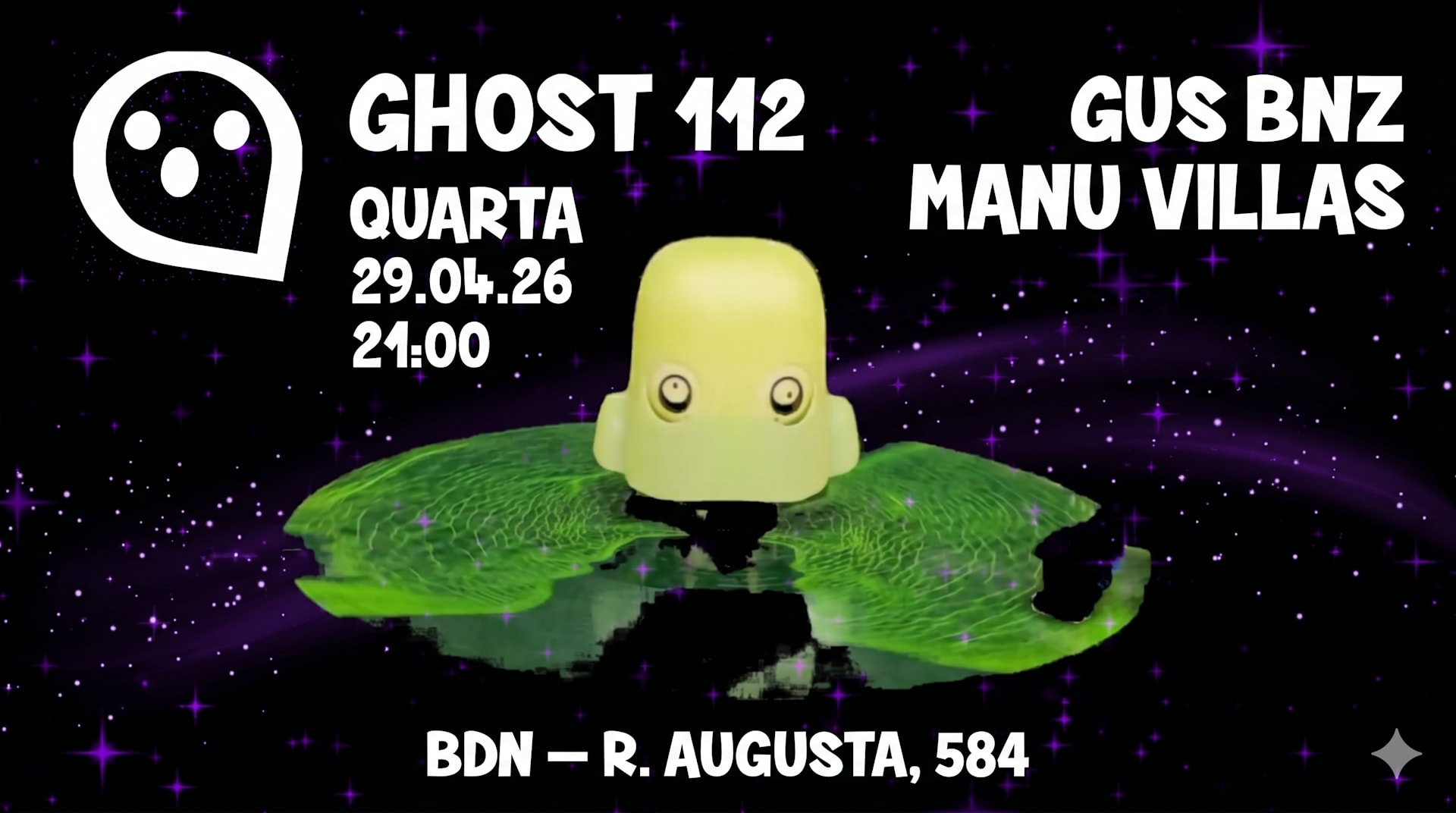 Ghost #112 — Gus Bnz & Manu Villas Cover