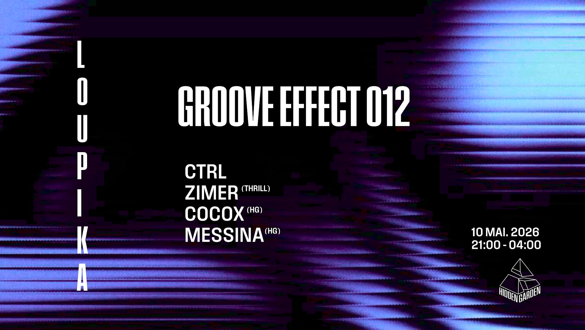 Hidden Garden - Groove Effect #012 W/ Ctrl & Zimer Cover