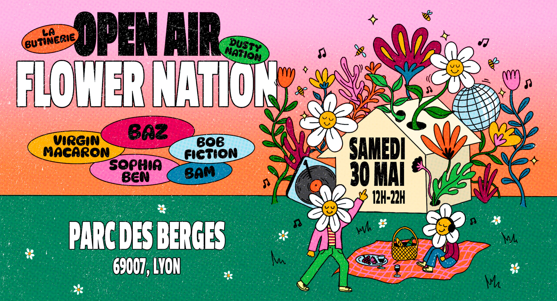 Open Air - Flower Nation By La Butinerie X Dusty Nation Cover