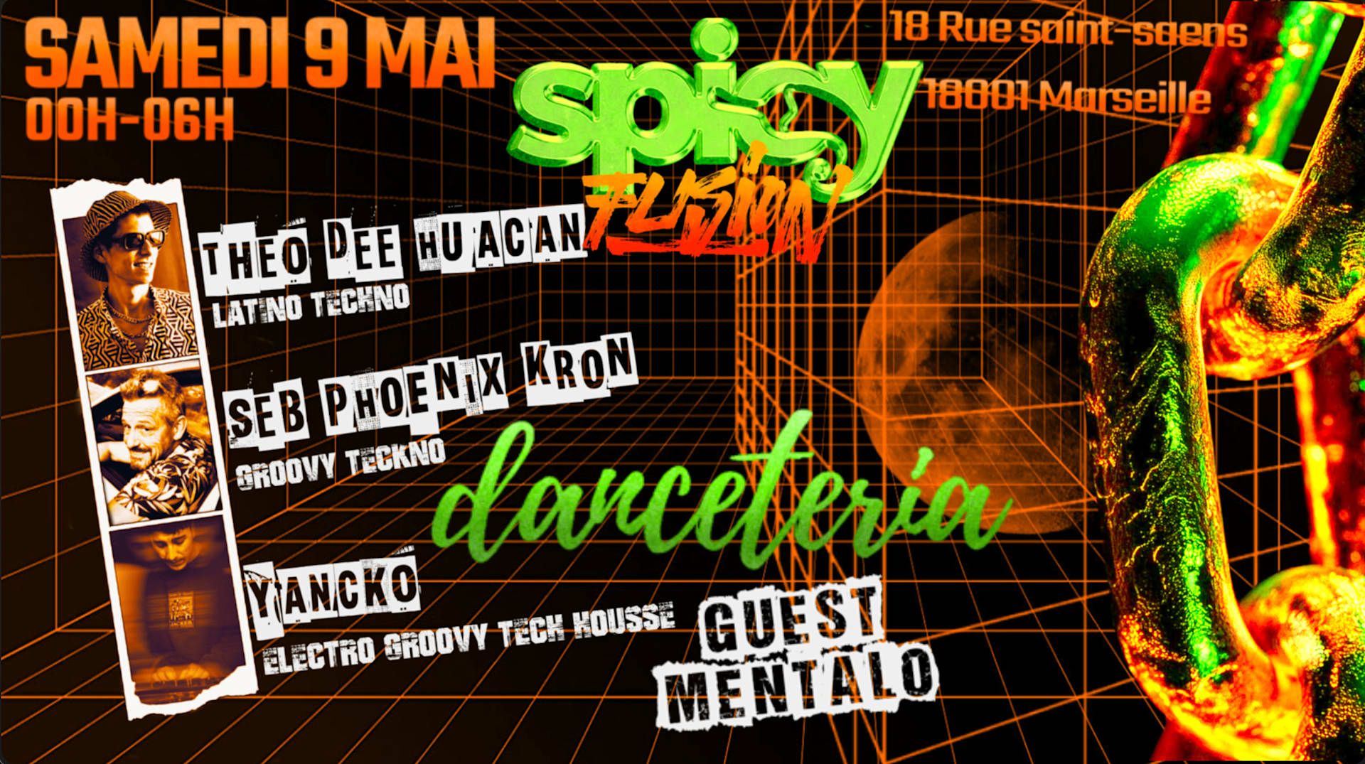Spicy Fusion  @ Danceteria Cover
