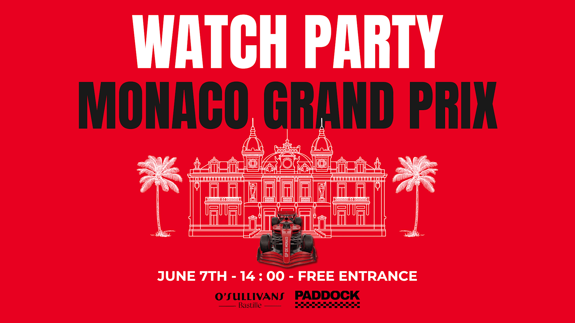 Paddock: Monaco Watch Party Cover