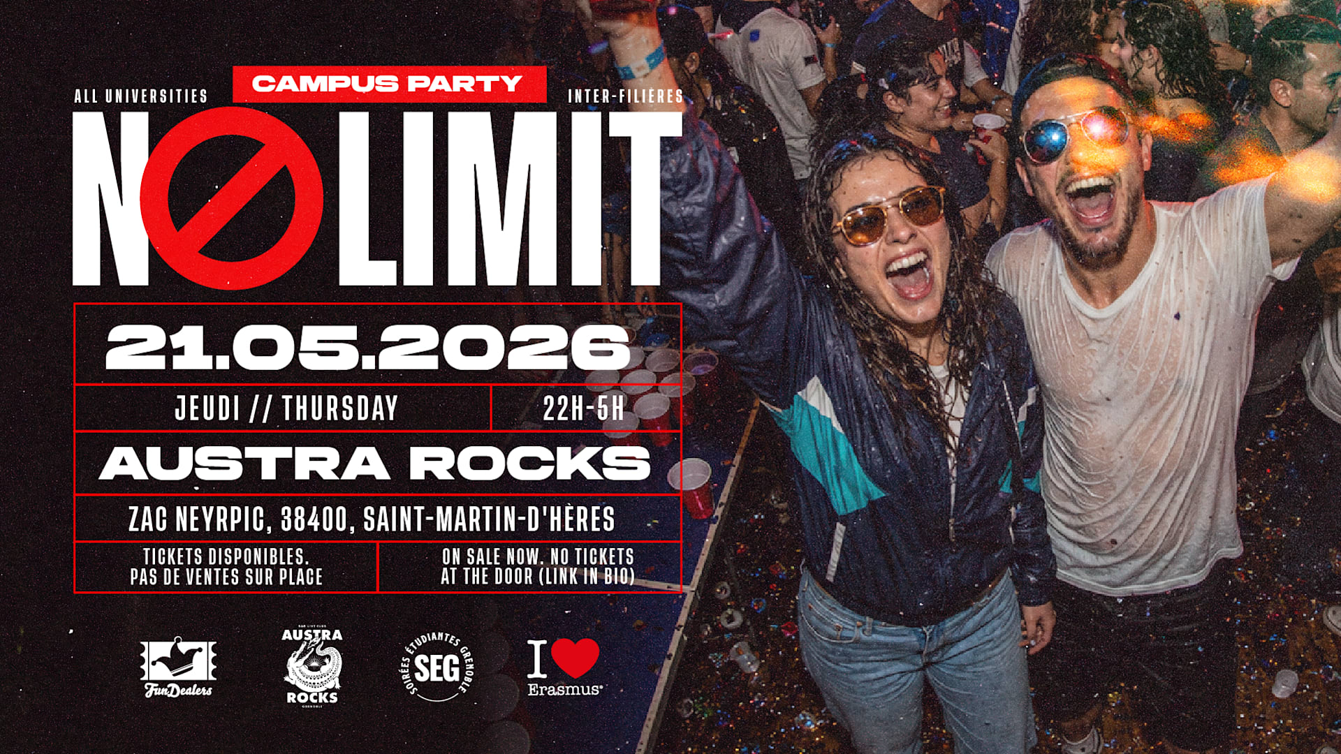 Campus Party - No Limit @ Austra Rocks Cover