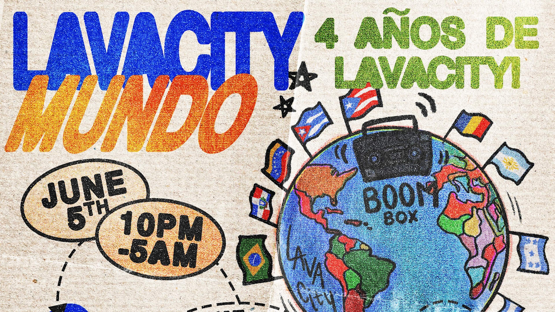 Lavacity Mundo @ The Boombox Cover
