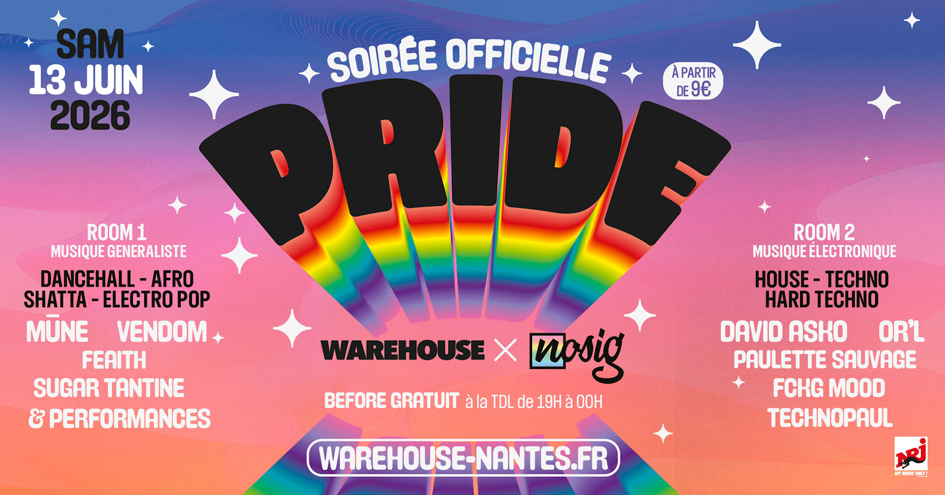 Pride 2026 - La Soirée Officielle À Nantes ! Cover