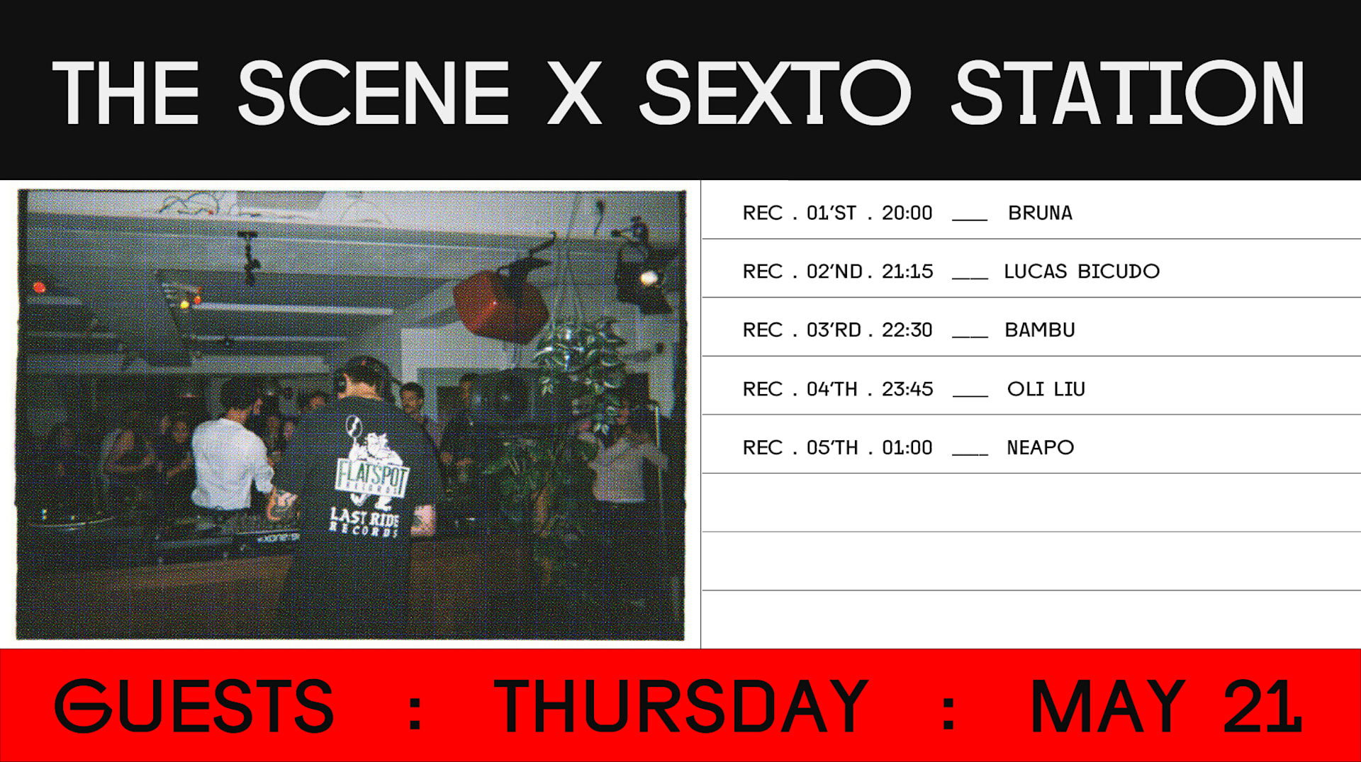 The Scene + New Exhibition X Sexto Station X May 21 Cover