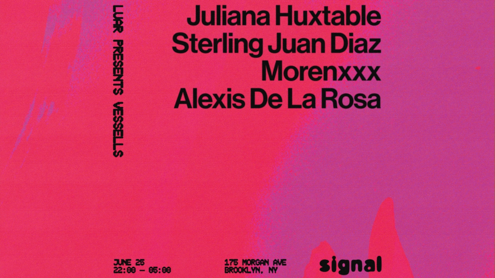 Luar Presents:Vessels W Juliana Huxtable,Sterling Juan Diaz, Cover