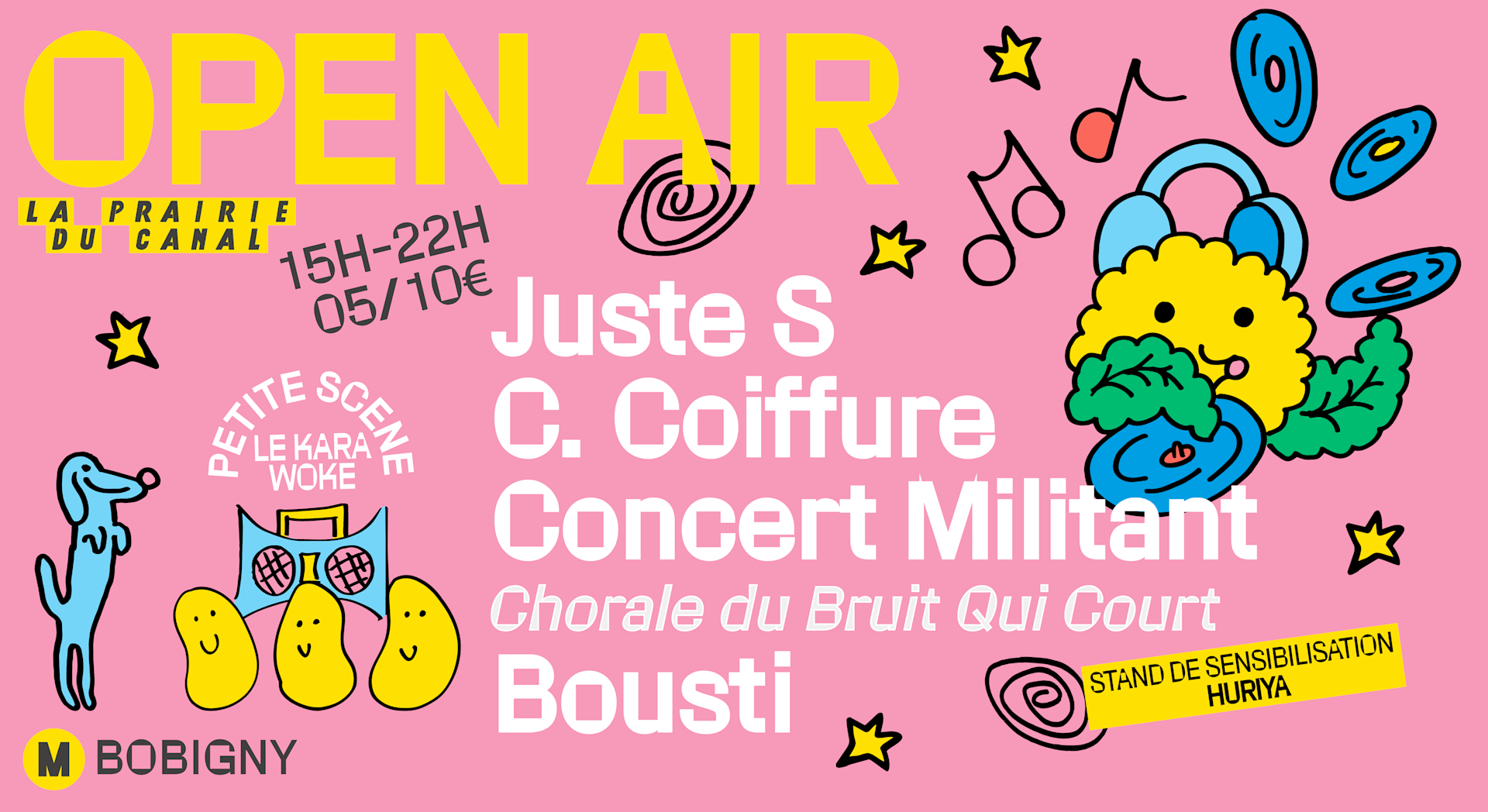 Open Air - C. Coiffure, Juste S, Bousti, Concert Militant Cover
