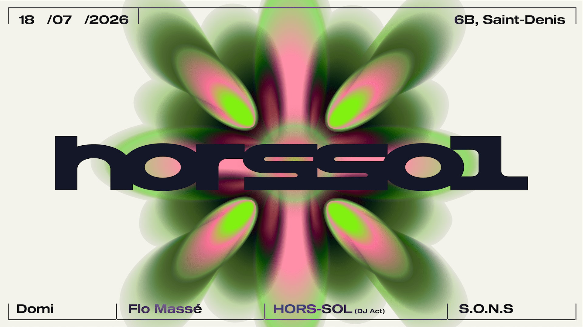 Hors-Sol [Open-Air] : S.O.N.S, Flo Massé, Domi, Hors-Sol Cover