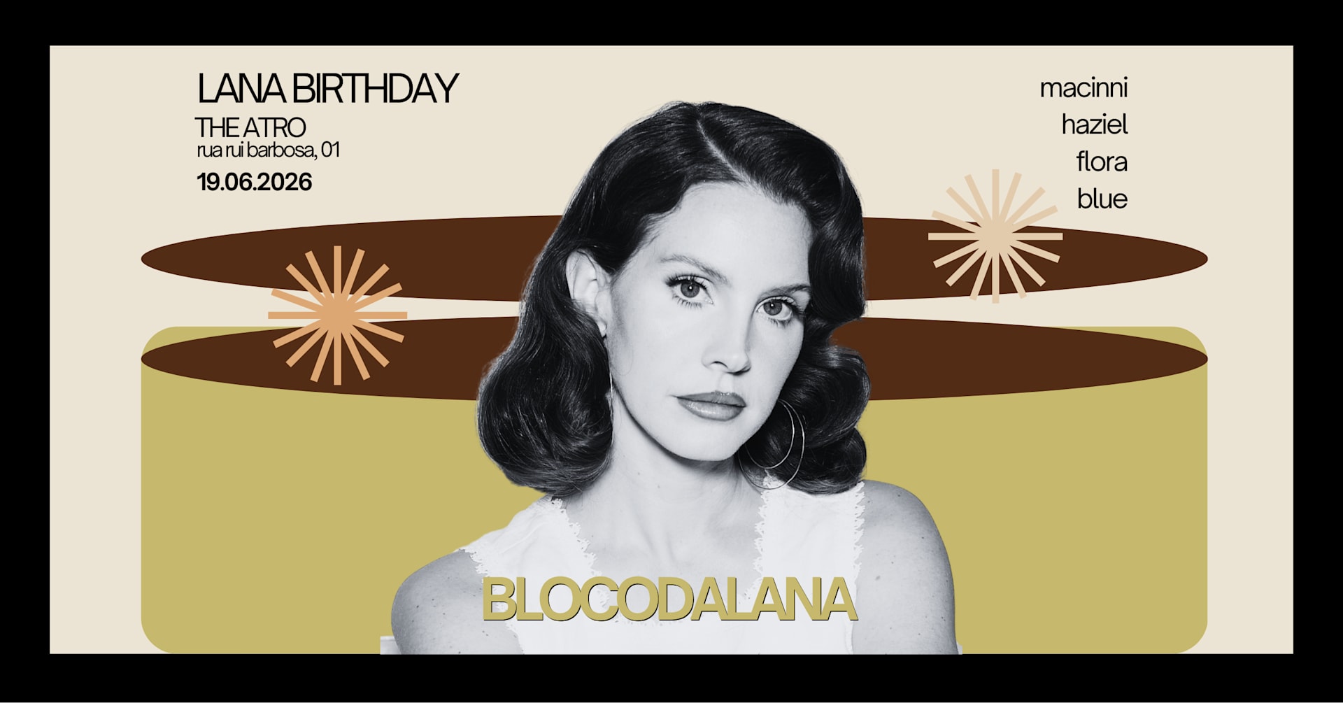 Bloco Da Lana: Lana Bday Cover