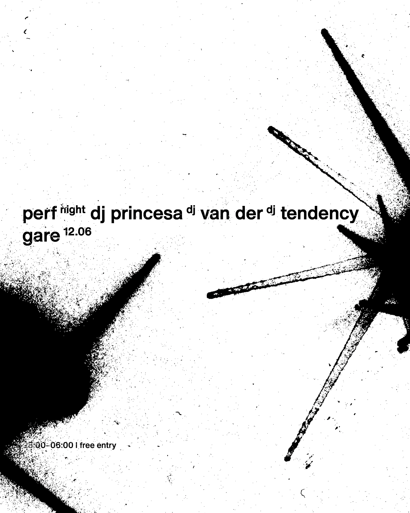 Perf With Dj Princesa, Van Der, Tendency Cover