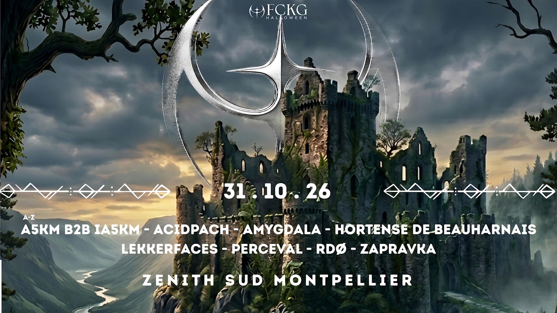 Fckg Halloween 2026 - Zénith Sud Cover