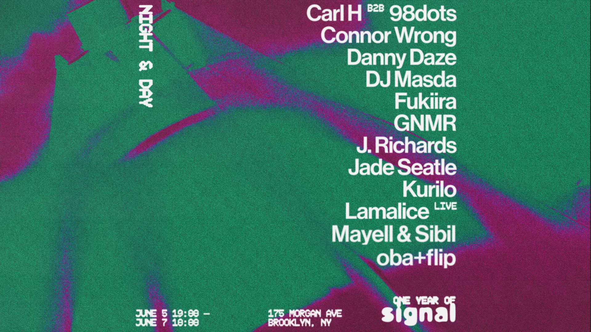 One Year Of Signal-Danny Daze, Dj Masda, Gnmr, Carl H + More Cover