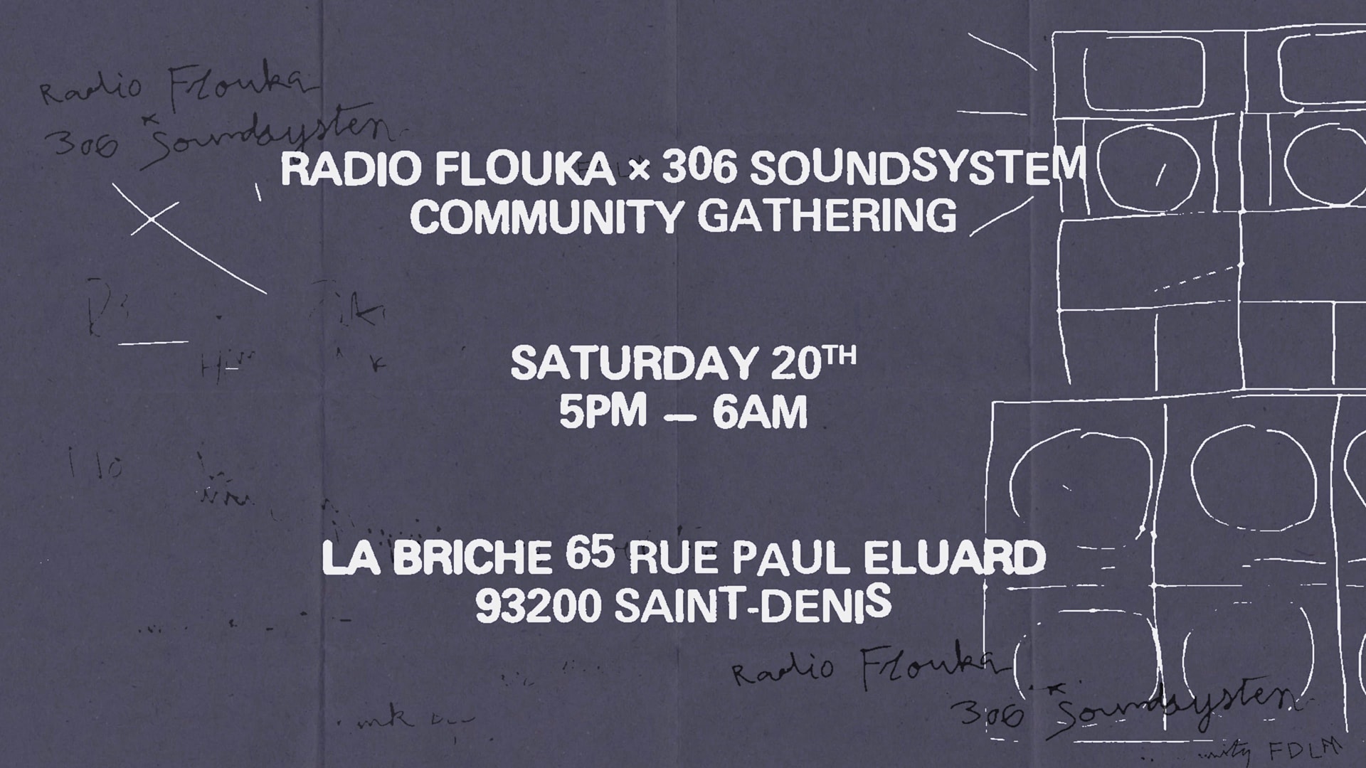 Radio Flouka X 306 Sound System: Community Gathering Cover