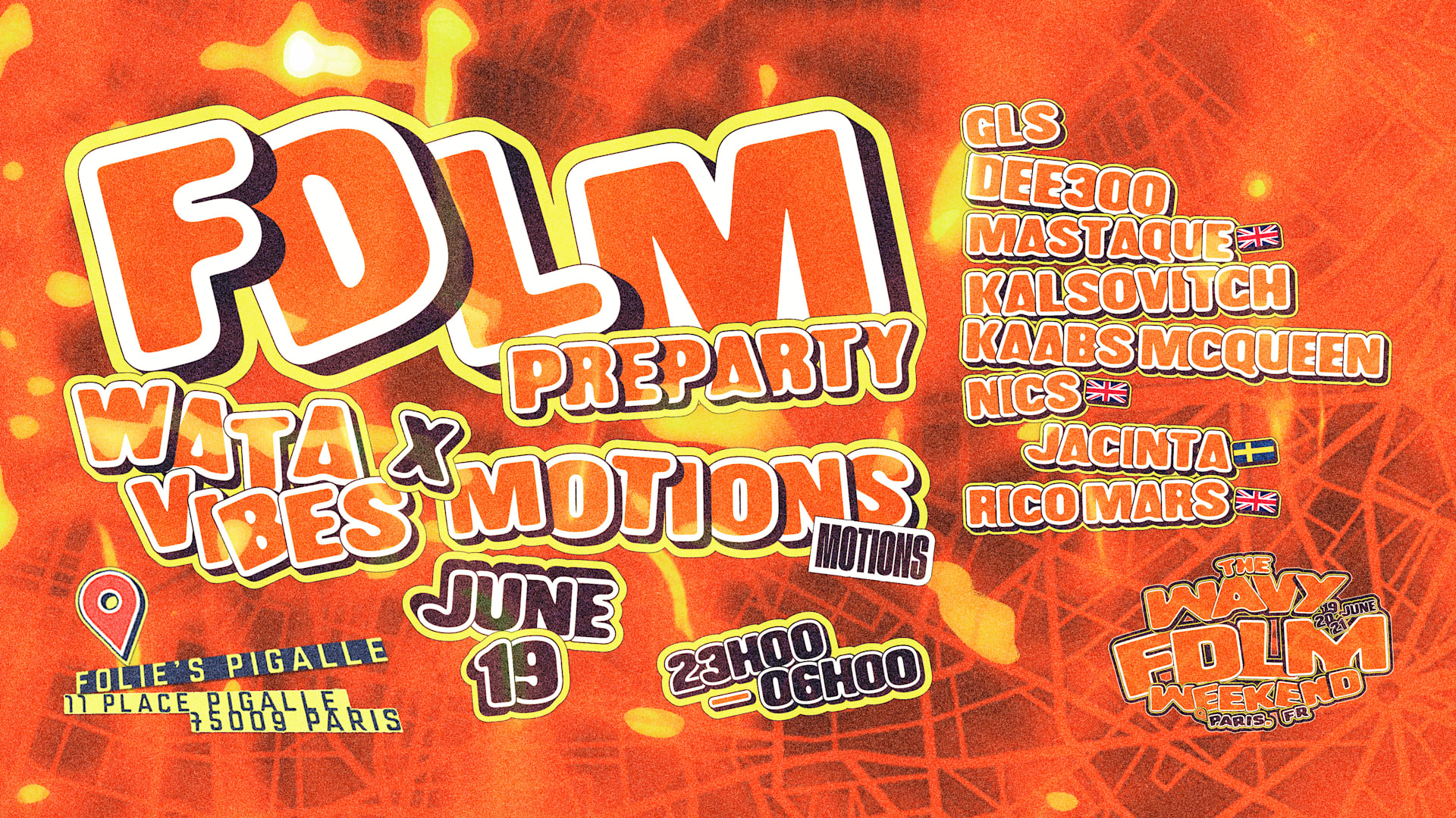 Fdlm Preparty #1 (Watavibes X Motions ) Cover