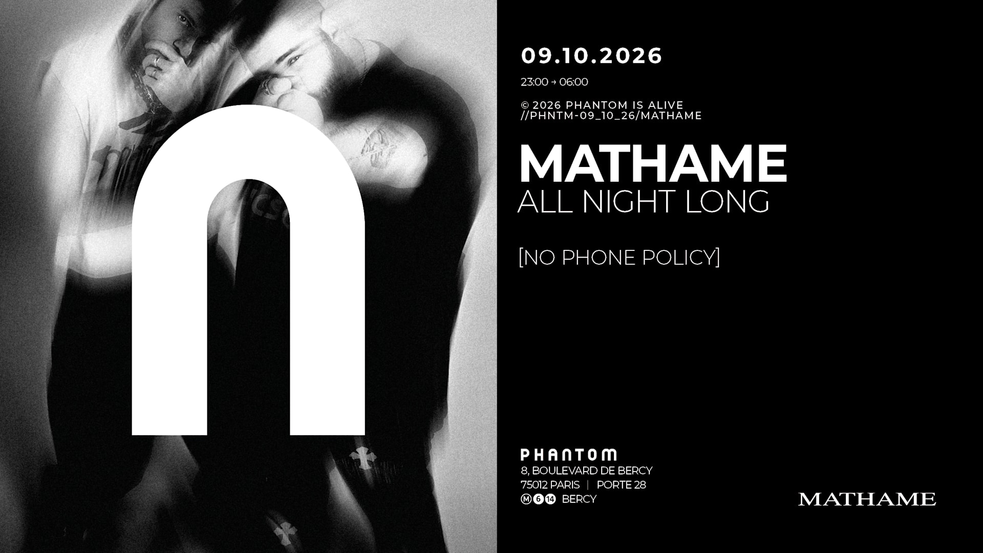 Phantom : Mathame All Night Long - No Phone Policy Cover