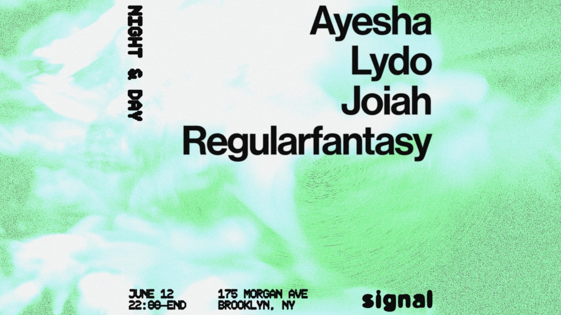 Night & Day: Ayesha, Lydo, Joiah, Regularfantasy Cover