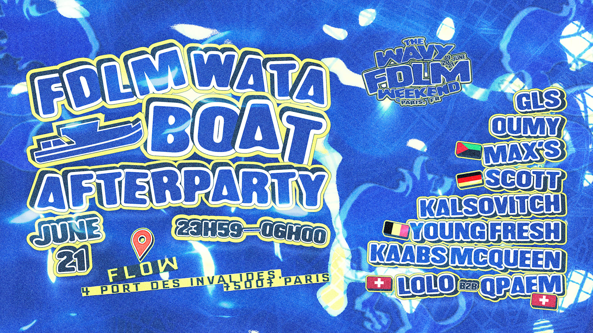 Fdlm Wata Boat Afterparty Cover