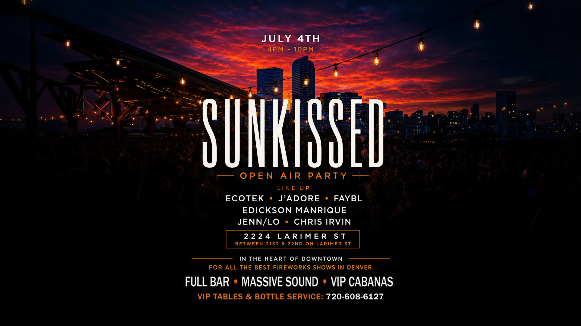 4th Of July Sun-Kissed Open Air Dance Party Cover