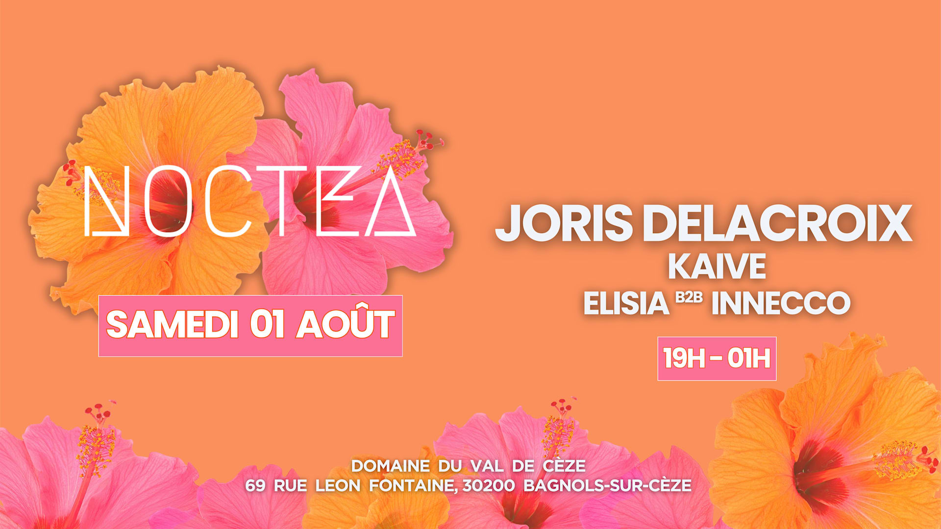 Noctea - Samedi 01 Août Cover