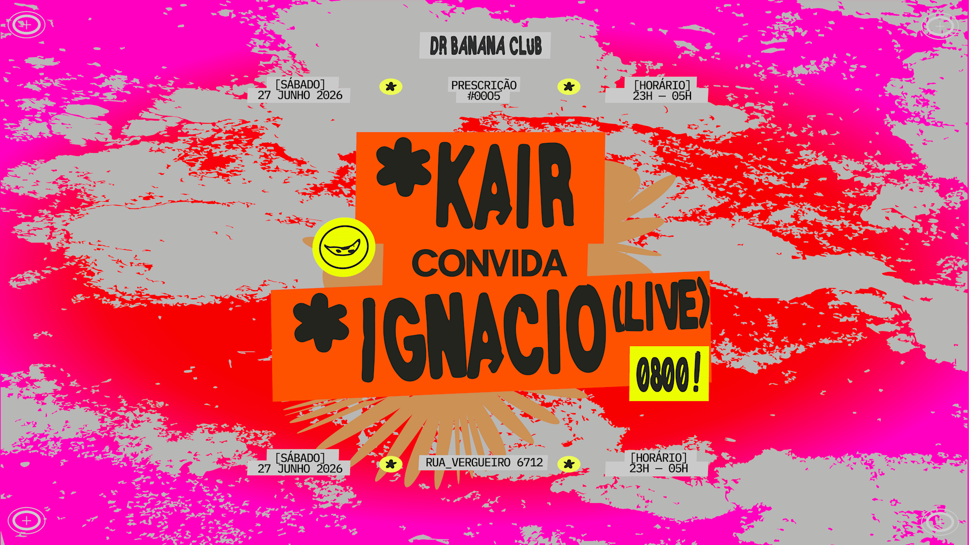 Kair Convida @ Dr Banana Club Cover