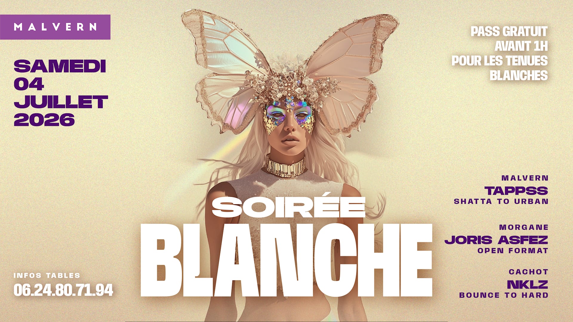 Soirée Blanche Cover