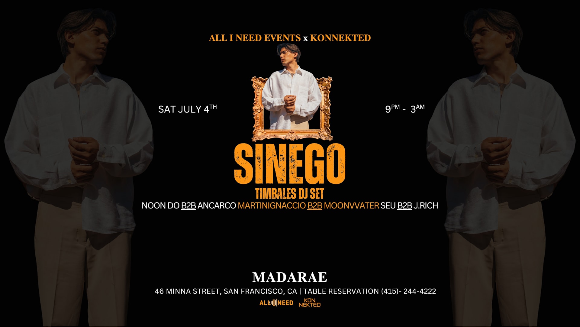 Sinego (Timbales Dj Set) At Madarae Cover