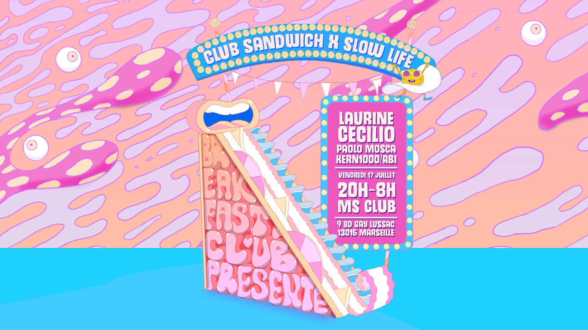 Club Sandwich X Slow Life Cover